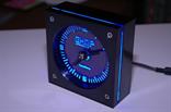 6 MK3 LED SQ BLACK Clock