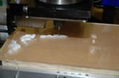 Acrylic Machining - Girl using 1mm Ball Mill