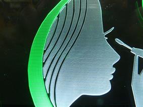 Apple-Bottom-Beauty 2 Colour Acrylic Logo