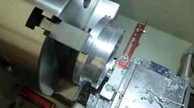 finished machining the LED strip slot